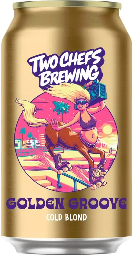 Two Chefs Brewing - Golden Groove - 6,5% alc.vol. 0,33l - Cold Blond