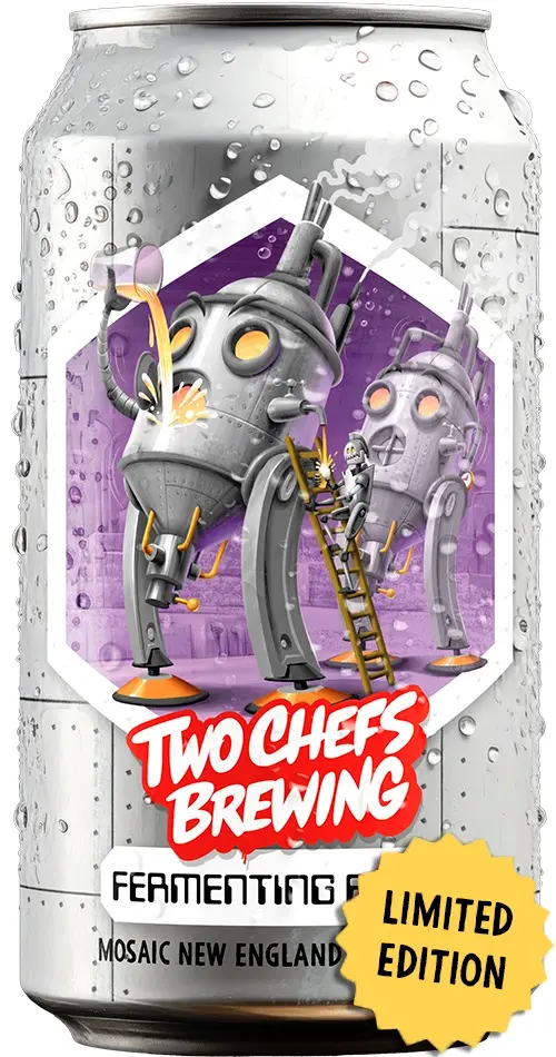 Two Chefs Brewing - Fermenting Frank - 8,0% alc.vol. 0,33l - Mosaic New England Double IPA