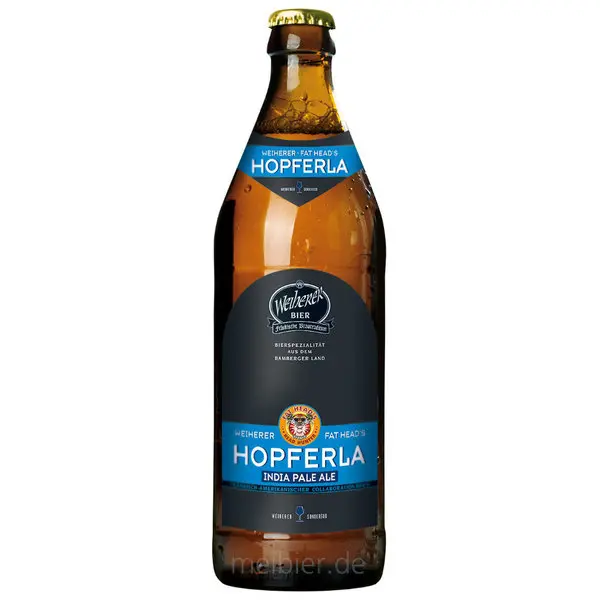 Weiherer Bier x Fat Head's - Hopferla - 7,5% alc.vol. 0,5l - India Pale Ale