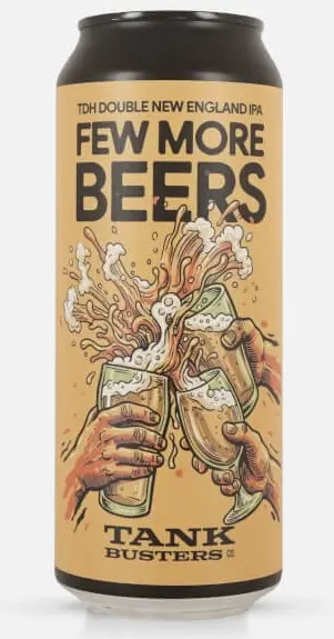 Tankbusters x Cockroach Brew - Few More Beers - 8,4% alc.vol. 0,5l - TDH Double New England IPA