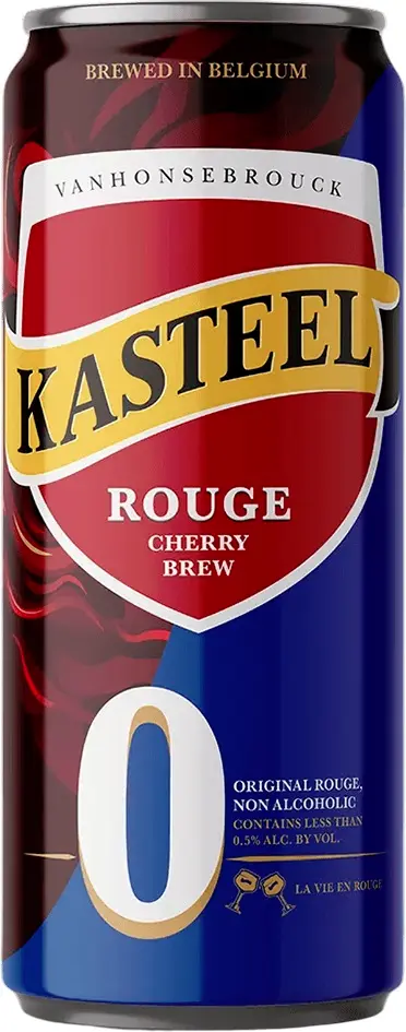 Kasteel - Rouge Original 0.0% Dose - 0,0% alc.vol. 330ml - Alkoholfreies Kriek