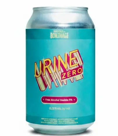 Borinage - Urine Zéro - 0,3% alc.vol. 0,33l - Alkoholfreies Double IPA 
