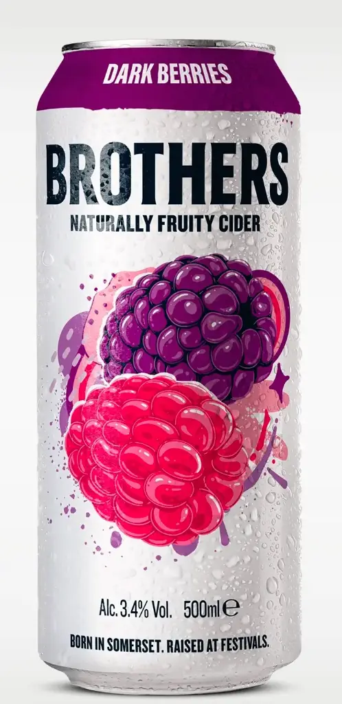Brothers - Dark Berries Dose - 3,4% alc.vol. 0,5l - Fruchtcider