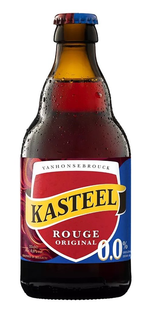 Kasteel - Rouge Original 0,0 - 0,0% alc.vol. 330ml - Alkoholfreies Kriek