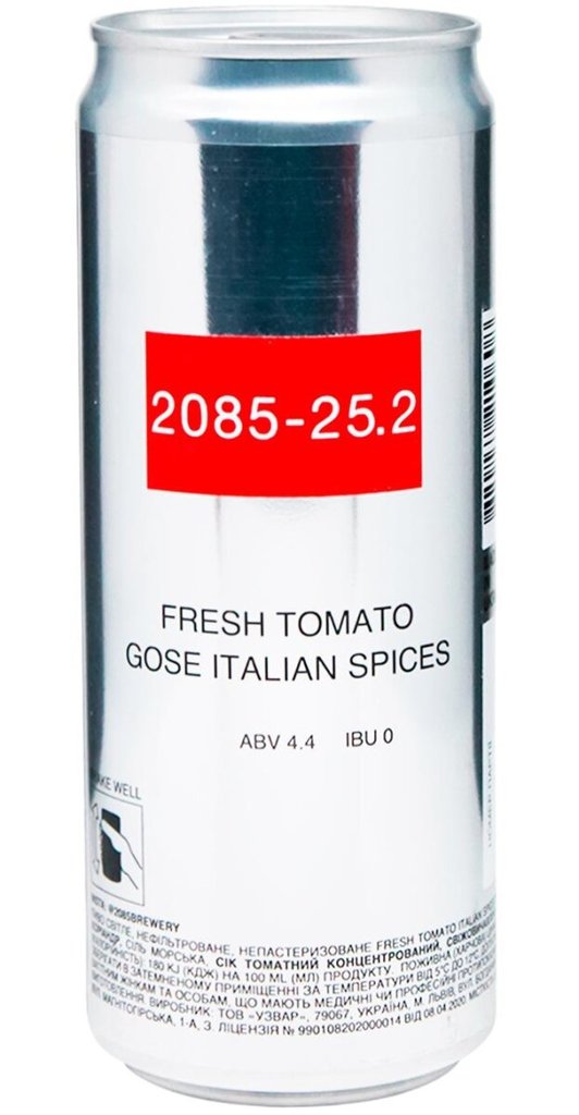 2085beer - 2085-25.2 - 5,0% alc.vol. 0,33l - Italian Spicy Gose
