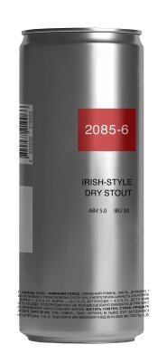 2085beer - 2085-6 - 5,0% alc.vol. 0,33l - Irish Style Dry Stout