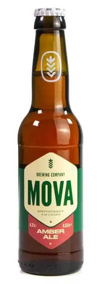 MOVA Brewing Co. - Amber Ale - 4,3% alc.vol. 0,33l - Amber Ale