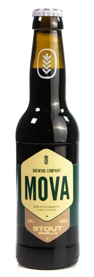 MOVA Brewing Co. - Stout Vanilla - 4,9% alc.vol. 0,33l - Vanilla Stout