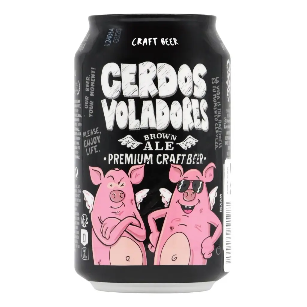 Barcelona Beer Company - Cerdos Voladores Brown Ale - 5,5% alc.vol. 0,33l - Brown Ale