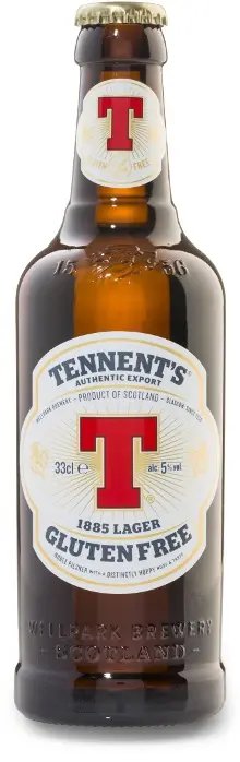 Tennent's - 1885 Lager Gluten Free - 5,0% alc.vol. 0,33l - Glutenfreies Lager