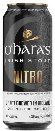 O'Hara's - Irish Stout Nitro Can - 4,3% alc.vol. 0,44l - Stout