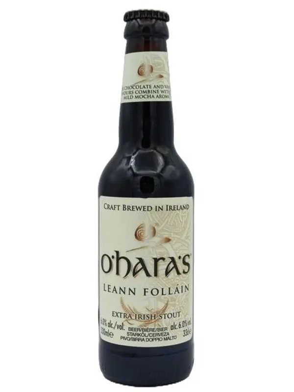 O'Hara's - Leann Follain - 6,0% alc.vol. 0,33l - Extra Stout