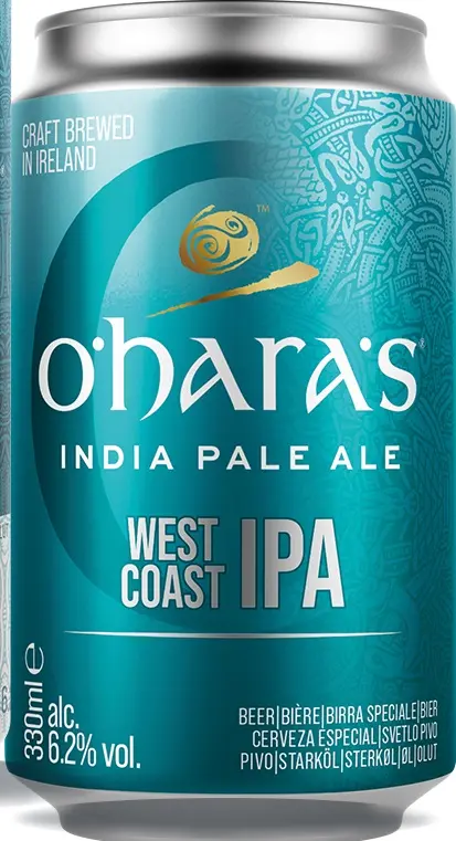 O'Hara's - West Coast IPA Can - 6,2% alc.vol. 0,33l - West Coast IPA