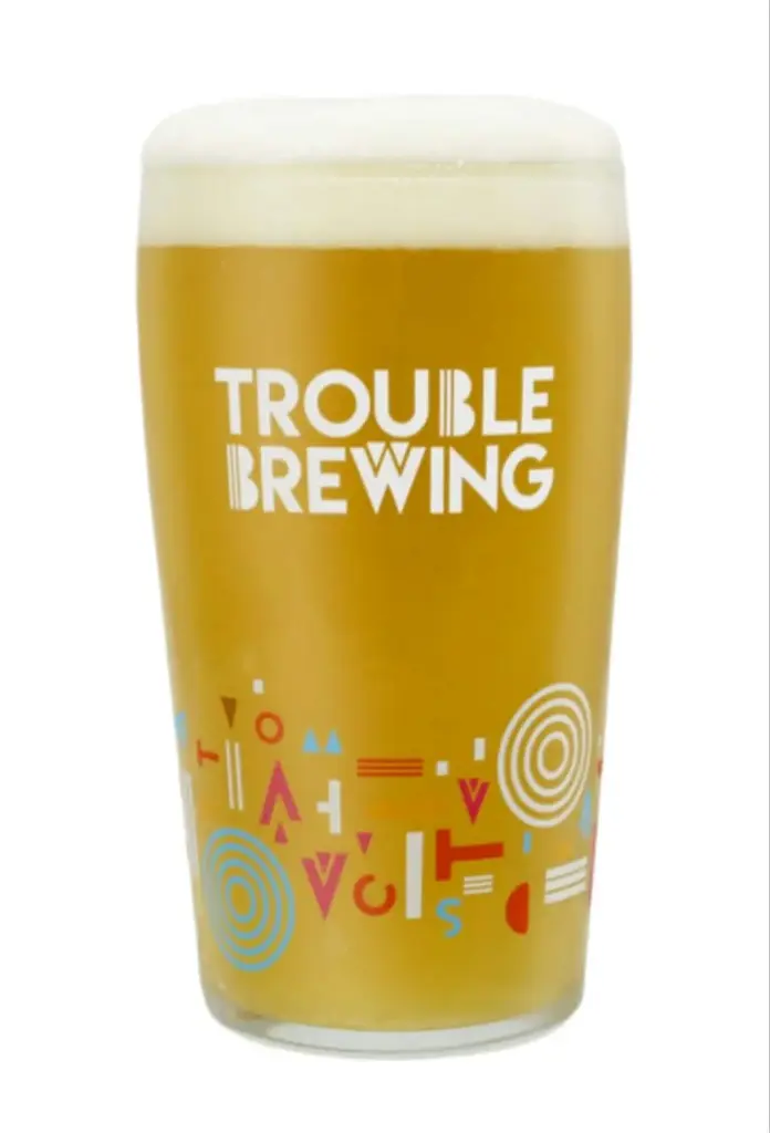 Trouble - Bierglas - Pint Becherglas