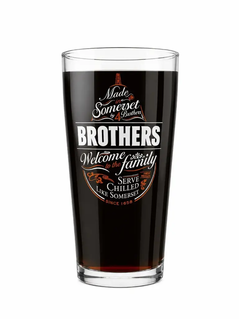 Brothers - Ciderglas - Pint Becher