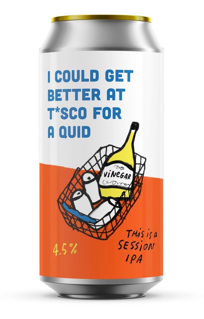 Pretty Decent Beer - I Could Get Better At T*sco For A Quid - 4,5% alc.vol. 0,44l - Session Pale Ale
