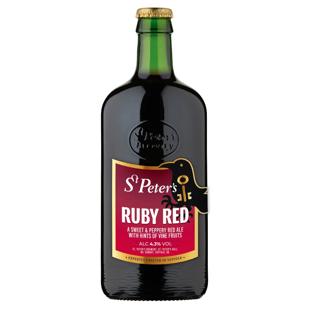 St. Peter's - Ruby Red - 4,3% alc.vol. 0,5l - Red Ale