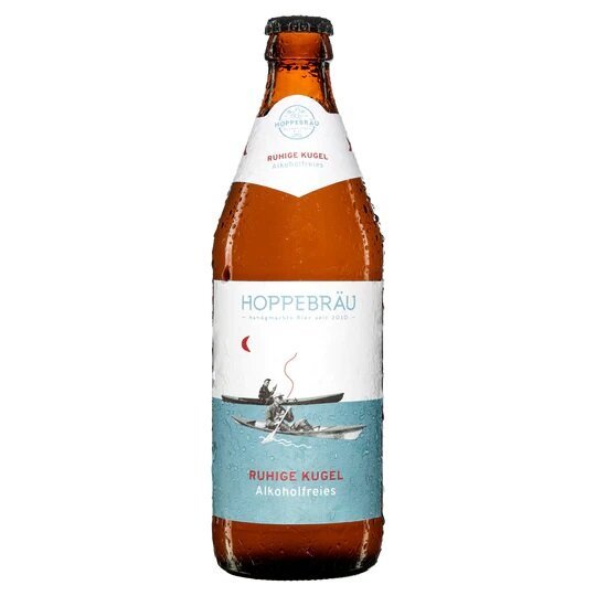 Hoppebräu - Ruhige Kugel 20x - <0,5% alc.vol. 0,5l - Alkoholfreies Mehrkornzwickel