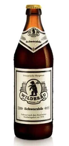 [wildb15] Wildbräu - Schwarzbär - 5,8% alc.vol. 0,5l - Schwarzbier