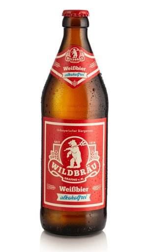 [wildb09] Wildbräu - Weißbier Alkoholfrei - <0,5% alc.vol. 0,5l - Alkoholfreies Weißbier