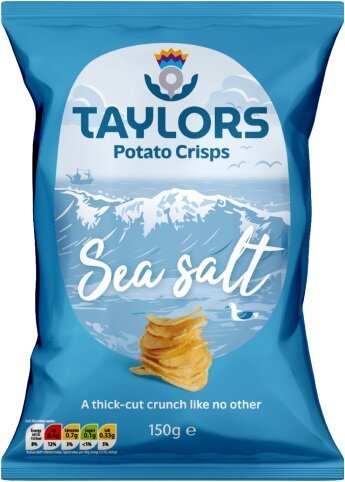 [tay01] Taylors - Sea Salt 150g - Straight Cut Crisps