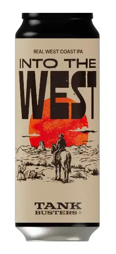 [tank183] Tankbusters - Into the West - 6,5% alc.vol. 0,5l - Real West Coast IPA