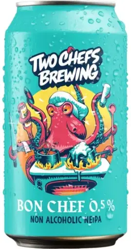 [tcb09] Two Chefs Brewing - Bon Chef - 0,5% alc.vol. 0,33l - Non-Alcoholic NEIPA