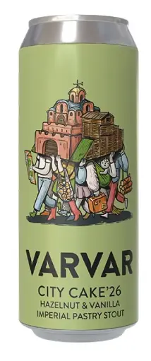 [varvar29] Varvar Brew - City Cake'26 - 11,0% alc.vol. 0,33l - Hazelnut and Vanilla Imperial Pastry Stout
