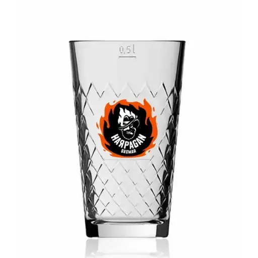 [harp00-05s] Harpagan - Bierglas mit Logo