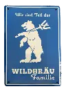 Wildbräu - Blechschild