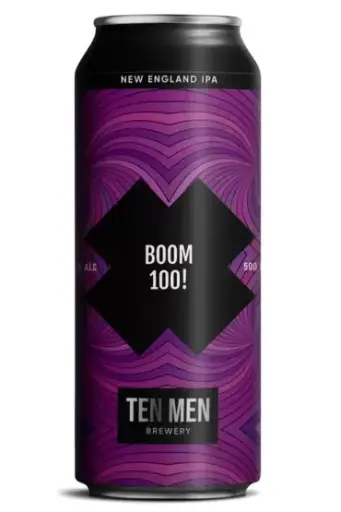 [ten02] Ten Men - Boom 100! - 5,8% alc.vol. 0,5l - New England IPA