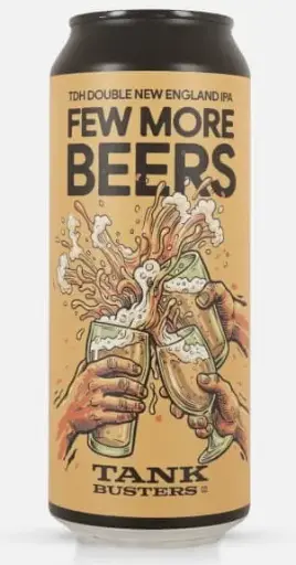 [tank221] Tankbusters x Cockroach Brew - Few More Beers - 8,4% alc.vol. 0,5l - TDH Double New England IPA