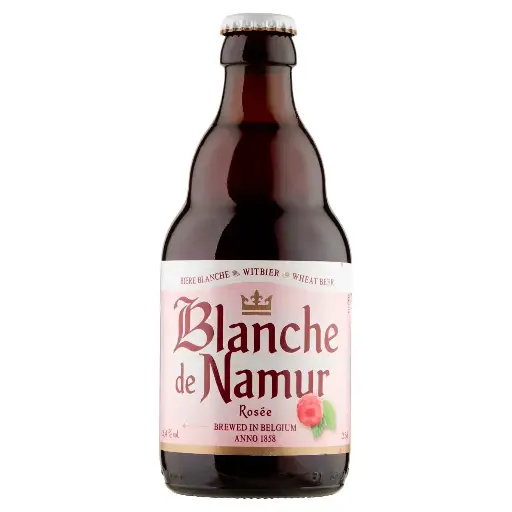 [bocq03] Brasserie du Bocq - Blanche de Namur Rosée - 3,4% alc.vol. 0,33l - Wit  mit Himbeeren