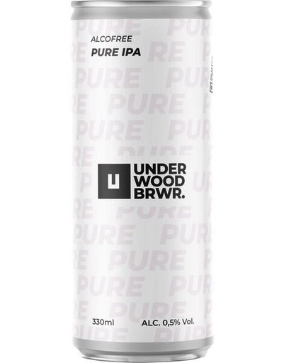 [underw47] Underwood BRWR. - Pure IPA - 0,5% alc.vol. 0,33l - Alkoholfreies IPA