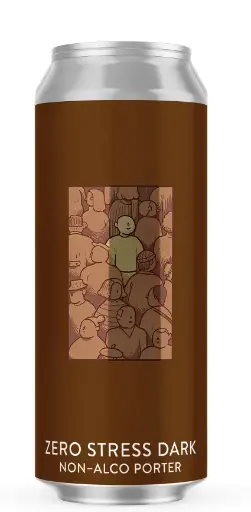 [varvar13] Varvar Brew - Zero Stress Dark - 0,5% alc.vol. 0,33l - Alkoholfreies Porter