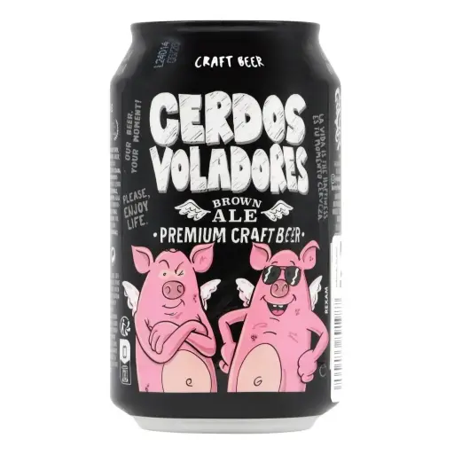 [bbc06] Barcelona Beer Company - Cerdos Voladores Brown Ale - 5,5% alc.vol. 0,33l - Brown Ale