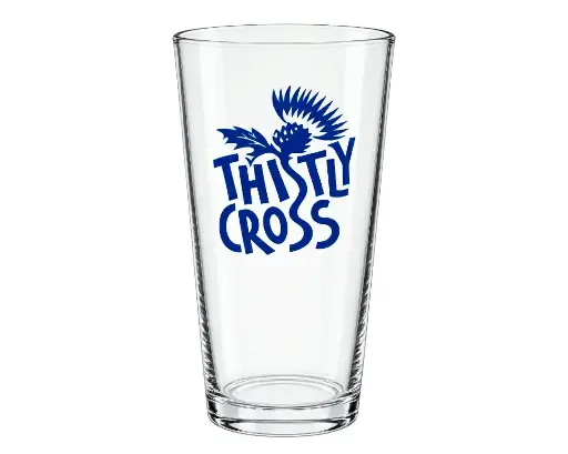 [this00] Thistly Cross - Ciderglas - Pint Becher