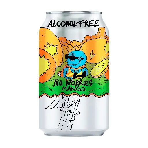 [lervig03] Lervig - No Worries Mango - 0,5% alc.vol.0,33l - Alkoholfreies Mango IPA