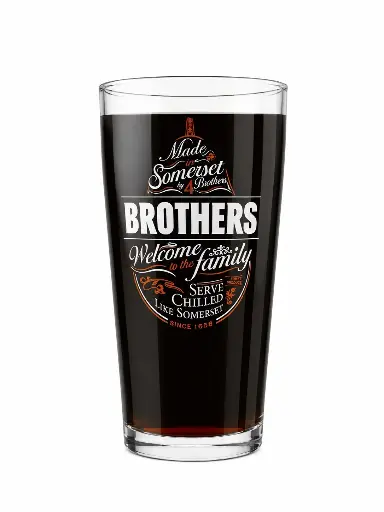 [brother00c] Brothers - Ciderglas - Pint Becher