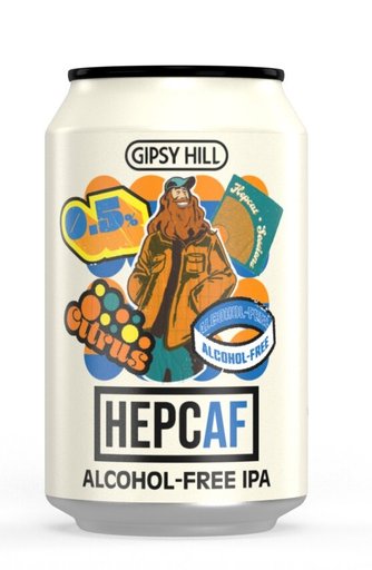 [gipsy01] Gipsy Hill - HepcAF - 0,5% alc.vol. 0,33l - Alkoholfreies IPA