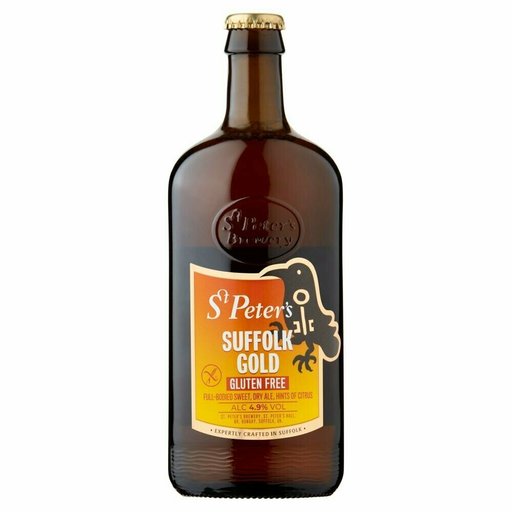 [stpete81] St. Peter's - Suffolk Gold Glutenfree - 4,9% alc.vol. 0,5l - Glutenfreies Golden Ale